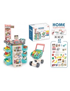 Supermarket 42 accessori e Carrello della Spesa