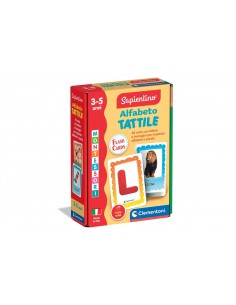 Sapientino Montessori Flashcards Alfabeto Tattile