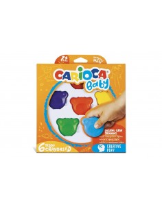 Baby Teddy Crayons colori a cera 6pz