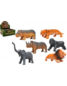 Animali Savana Morbidi 23cm 6 ass