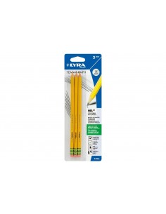 Matita Lyra Telegraph HB + Gomma Bls da 3
