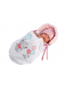Reborn Morbido 44cm Sacco Nanna Rosa 2