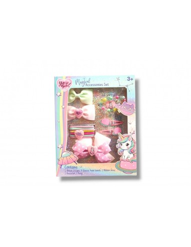 Unicorn Dreams Accessori per Capelli con Fiocchi