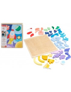 Astronave Puzzle in Legno
