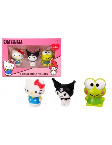 Hello Kitty gomme 3D pack 3pz