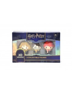 Harry Potter gomme 3D pack 3pz