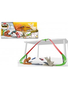 Pista Smash e Crash con 2 Auto Metal Machines