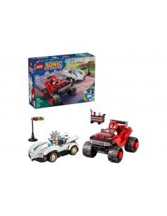 Sonic Auto Silver vs Monster Truck di Knuckles