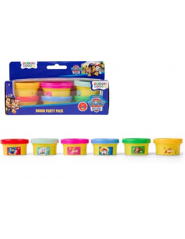 Paw Patrol Pasta da Modellare Pack 6 Vasetti