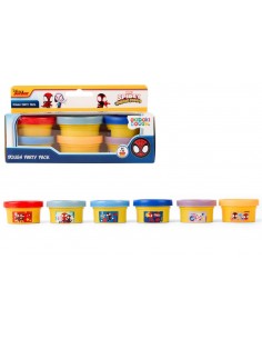 Spidey Pasta da Modellare Pack 6 Vasetti