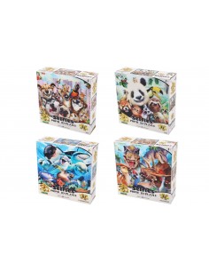 Puzzle Prime 3D 63pz Animal 9ass