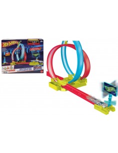 Doppio Lanciatore Neon Hot Wheels