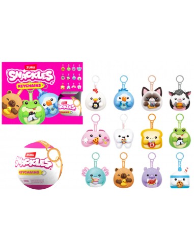 Snackles Peluche Squishy con Portachiavi
