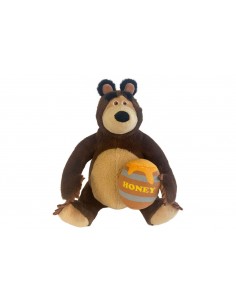 Orso Masha Peluche con Miele 25cm