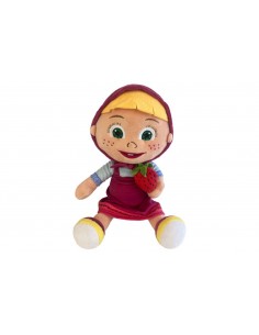 Masha con Fragola Peluche 25cm