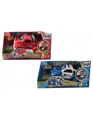 Veicolo Junior Police/Pompieri R/C 1:12