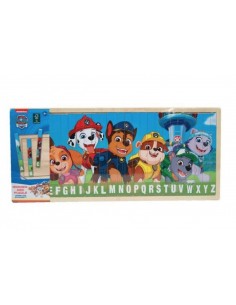 Paw Patrol Alfabeto Puzzle Legno