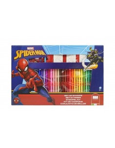 Box Pennarelli e Timbri Spider-Man 33pz