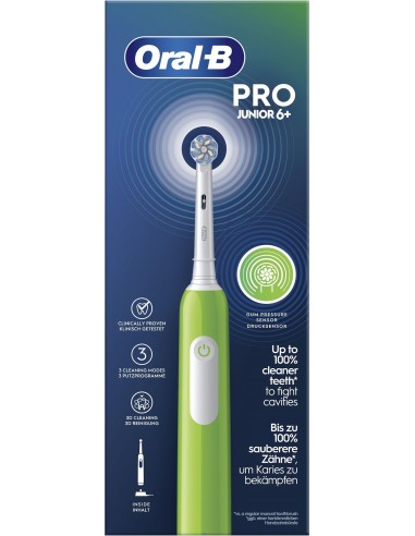 ORAL-B TOOTHBRUSH JUNIOR PRO 6+ GREEN