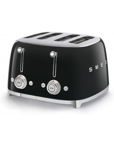 SMEG TOASTER 4X4 50´STYLE BLACK...