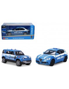 Bburago Polizia assortite 1:24 2