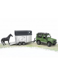 Land Rover Defender Stationwagon con Rimorchio Bruder
