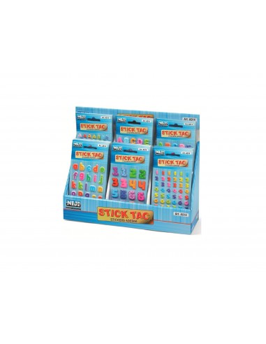 Stickers 3D Lettere o Numeri
