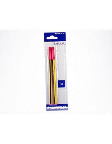 Penna Noris Stick 434 rosso 2 pezzi Staedtler