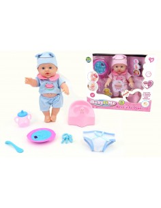 Baby e Me Bebe' con Set Pappa 30 cm