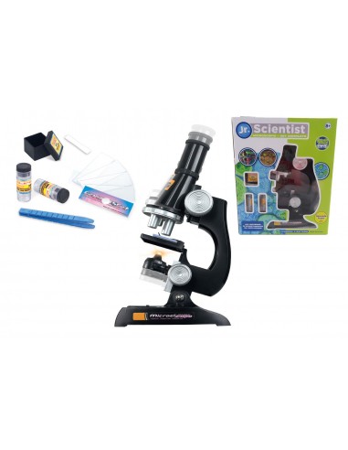 Scientist Microscopio con Luce