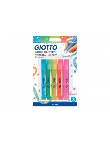 Colla glitter neon 10.5ml bls 5
