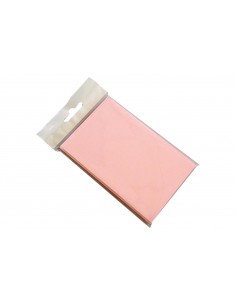 Blister biglietti + buste 7x11 rosa da 10