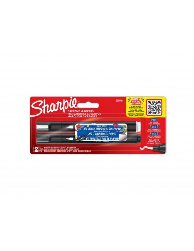 Marcatore sharpie acrilico assortito bls2