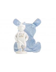 Tutina con Coperta Sagomata Celeste 36cm