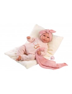 Reborn Morbido Mimi 42cm Cuscino e Coperta