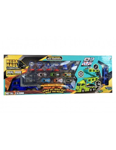 Bisarca con Lanciatore 2 in 1 con 6 Veicoli