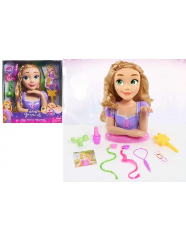 Rapunzel Testa Acconciature Deluxe Disney Princess