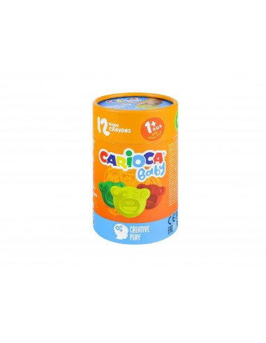 Pastelli a cera Baby Teddy 12 pezzi
