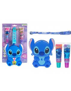 Stitch Borsetta con Lip Gloss e Portachiavi 2