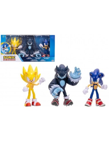 Sonic 3 10cm Multipack 3pz