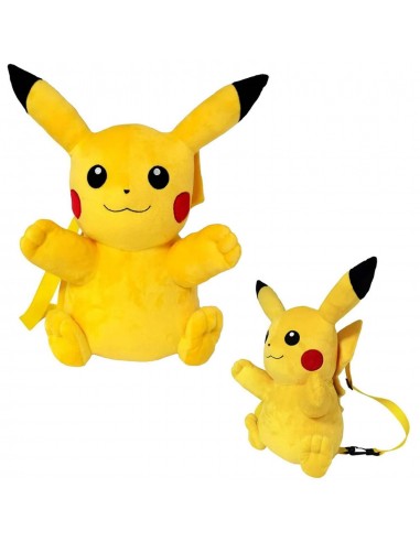 Pokemon Pikachu Peluche Zaino 35cm