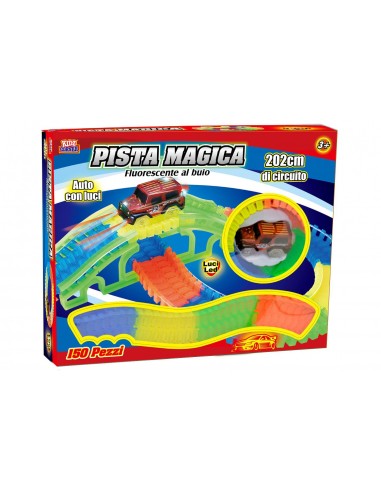 Pista Magica Fluorescente al Buio