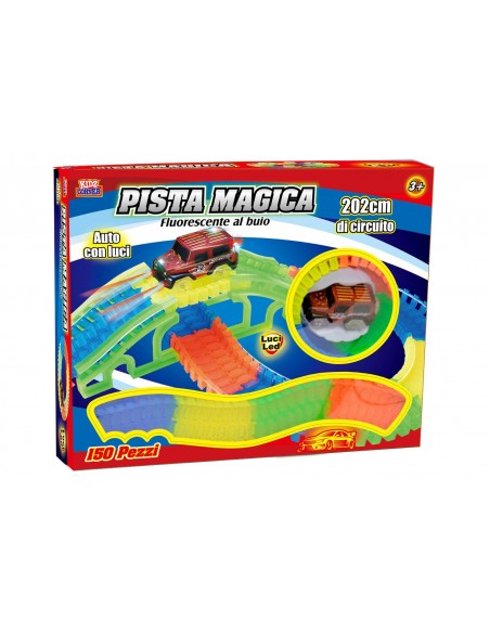 Pista Magica Fluorescente al Buio