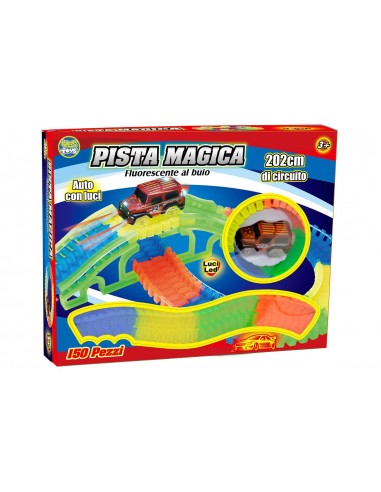 Pista Magica Fluorescente al Buio