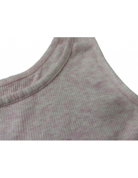 Love Nature Canotta serie Aurora Colore Rosa 100% cotone biologico
