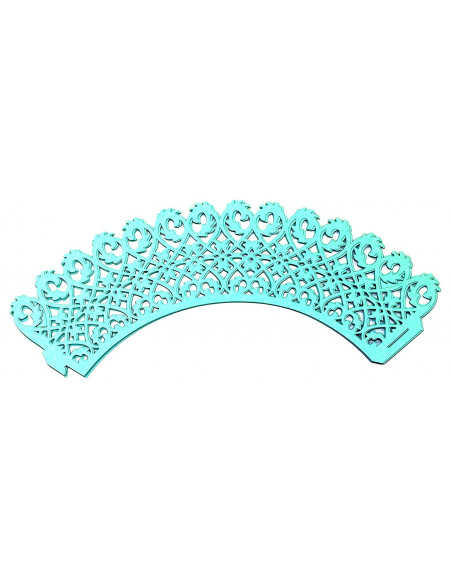Fackelmann Decorazione per Cup Cake/Muffin, 12 Pezzi, Colori Assortiti