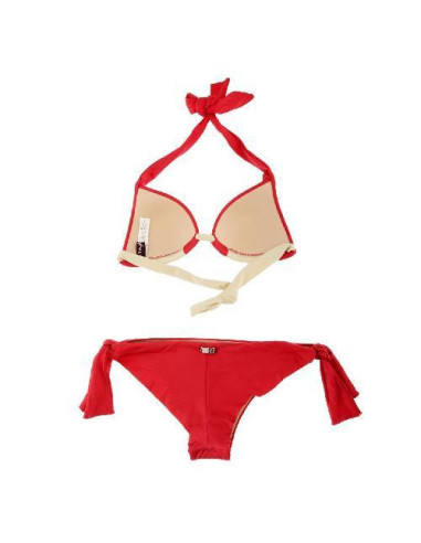 Byblos Bikini Triangolo Imbottito E Brasiliana Rosso