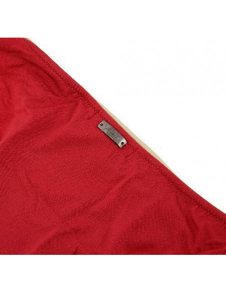 Byblos Bikini Triangolo Imbottito E Slip Fiocchi Rosso