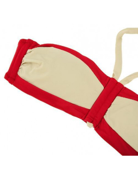 Byblos Bikini Triangolo Imbottito E Slip Fiocchi Rosso