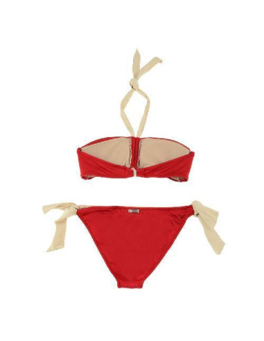 Byblos Bikini Triangolo Imbottito E Slip Fiocchi Rosso